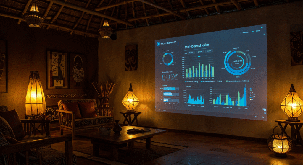 Dashboard d’indicateurs quantitatifs africain