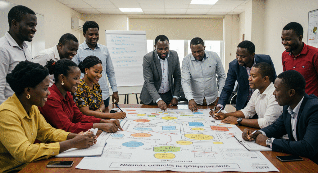 Stratégie de pérennisation du management participatif dans une entreprise africaine.